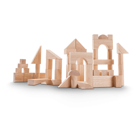 Holzbausteine 50tlg