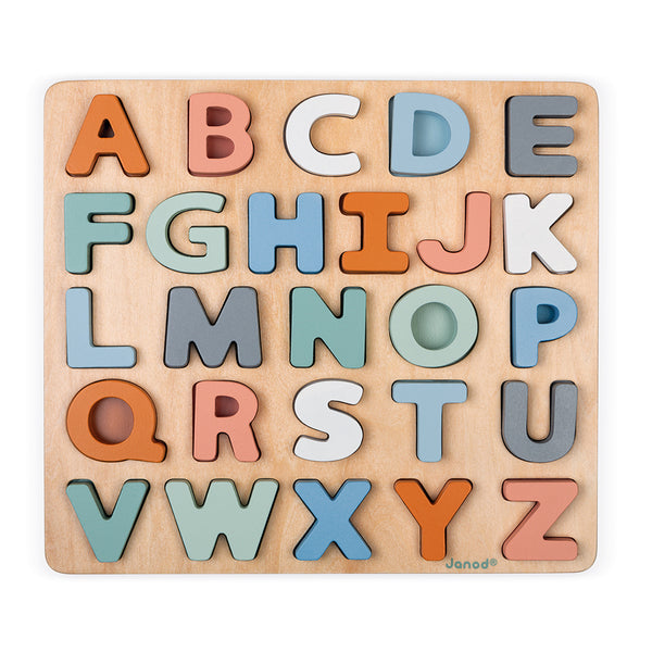 Holzpuzzle Alphabet